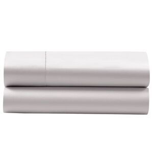 Ralph Lauren RL Home Organic Cotton Sateen Queen Flat Sheet Platinum - NWT $200